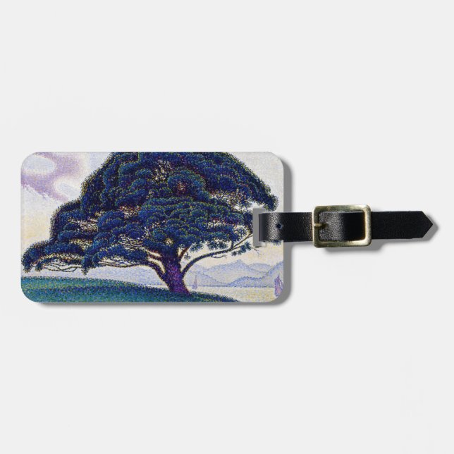Paul Signac - Die Bonaventure-Kiefer Gepäckanhänger (Vorderseite horizontal)
