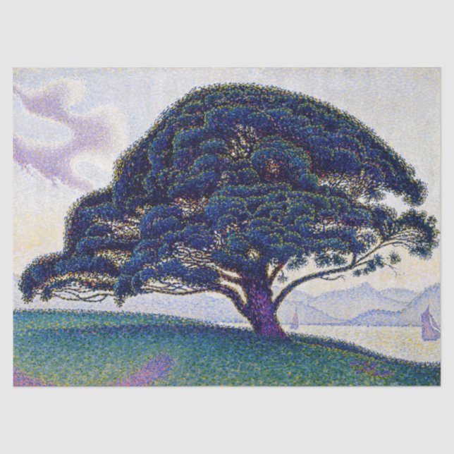 Paul Signac - Die Bonaventure-Kiefer Seidenpapier (Vorderseite)