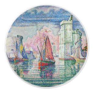 Paul Signac - Eingang des Hafens von La Rochelle Keramikknauf
