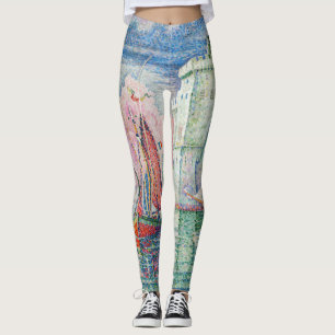 Paul Signac - Eingang des Hafens von La Rochelle Leggings