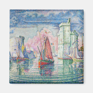 Paul Signac - Eingang des Hafens von La Rochelle Magnet