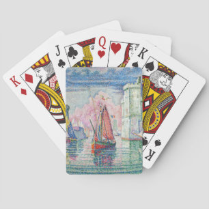 Paul Signac - Eingang des Hafens von La Rochelle Spielkarten