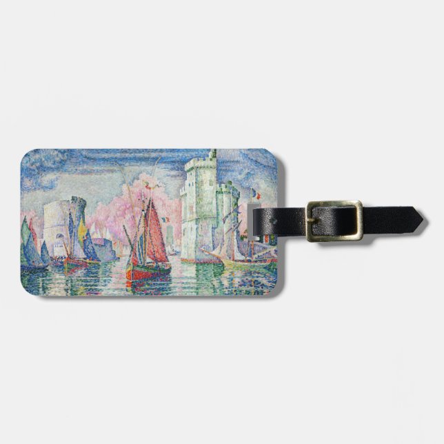 Paul Signac - Eintritt in den Hafen von La Rochell Gepäckanhänger (Vorderseite horizontal)