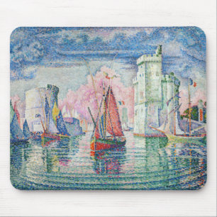 Paul Signac - Eintritt in den Hafen von La Rochell Mousepad
