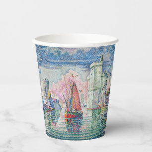 Paul Signac - Eintritt in den Hafen von La Rochell Pappbecher