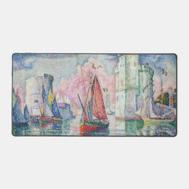 Paul Signac - Eintritt in den Hafen von La Rochell Schreibtischunterlage