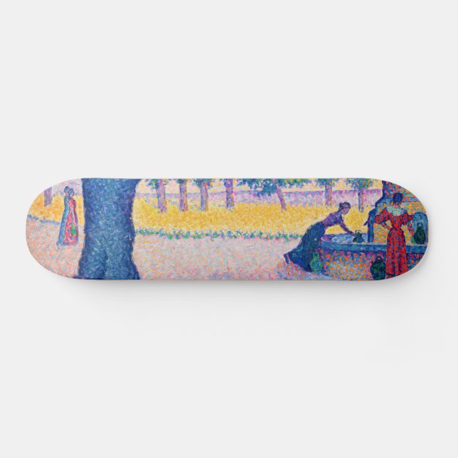 Paul Signac - Fountain des Lices, Saint-Tropez Skateboard (Horizontal)