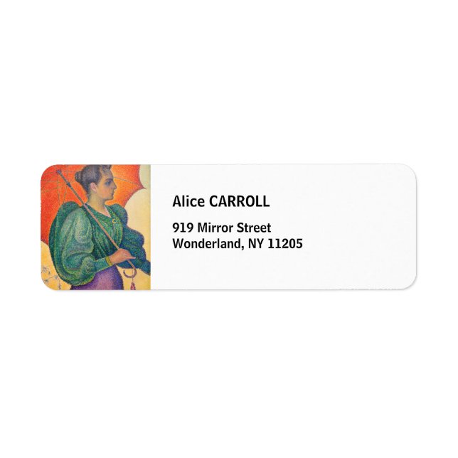 Paul Signac - Frau mit Sonnenschirm (Vorne)