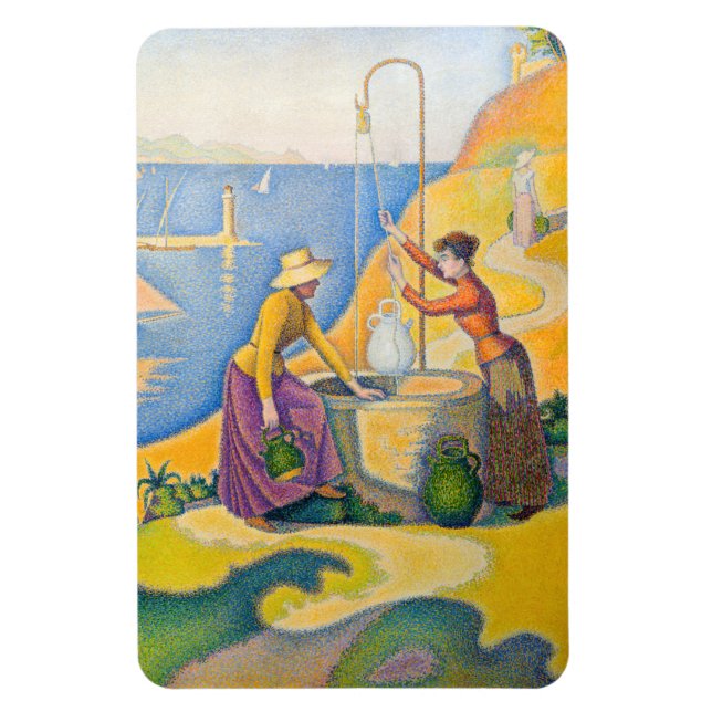 Paul Signac - Frauen am Brunnen Magnet (Vertikal)