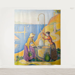 Paul Signac - Frauen am Brunnen Wandteppich