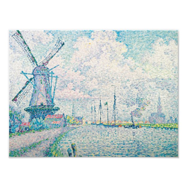 Paul Signac - Kanal von Overschie Fotodruck (Vorne)
