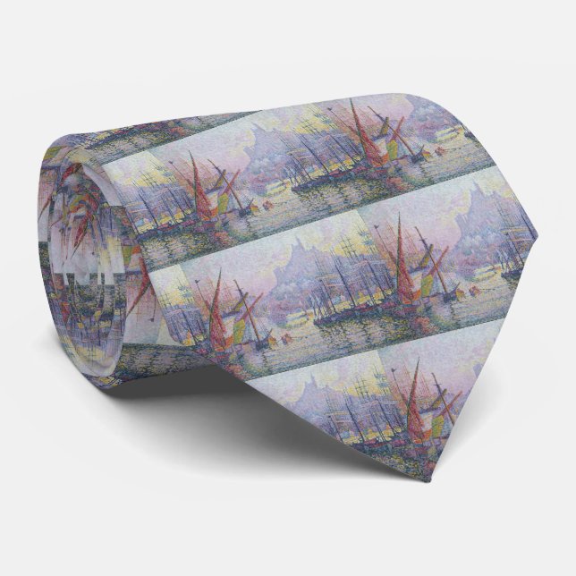 "Paul Signac" Krawatte (Gerollt)