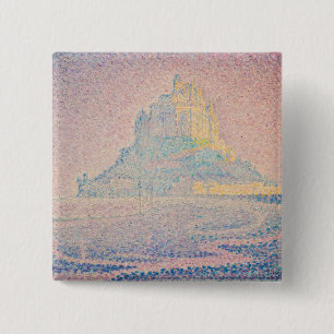 Paul Signac - Mont Saint Michel, Nebel und Sonne Button