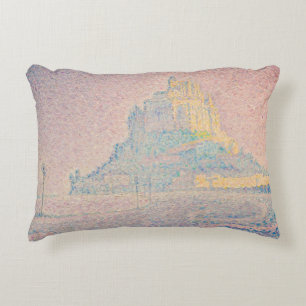Paul Signac - Mont Saint Michel, Nebel und Sonne Dekokissen