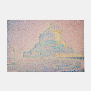 Paul Signac - Mont Saint Michel, Nebel und Sonne Fußmatte