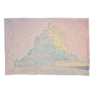 Paul Signac - Mont Saint Michel, Nebel und Sonne Kissenbezug
