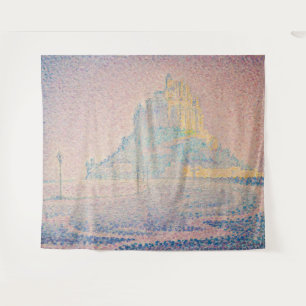 Paul Signac - Mont Saint Michel, Nebel und Sonne Wandteppich