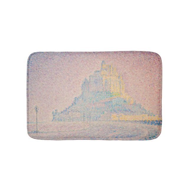 Paul Signac - Monte Saint Michel Fog und Sun Badematte (Vorderseite)