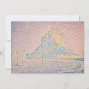 Paul Signac - Monte Saint Michel Fog und Sun Dankeskarte