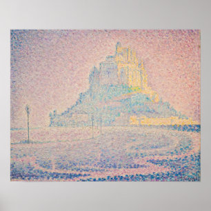 Paul Signac - Monte Saint Michel Fog und Sun Poster
