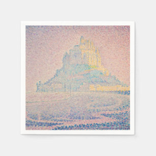 Paul Signac - Monte Saint Michel Fog und Sun Serviette