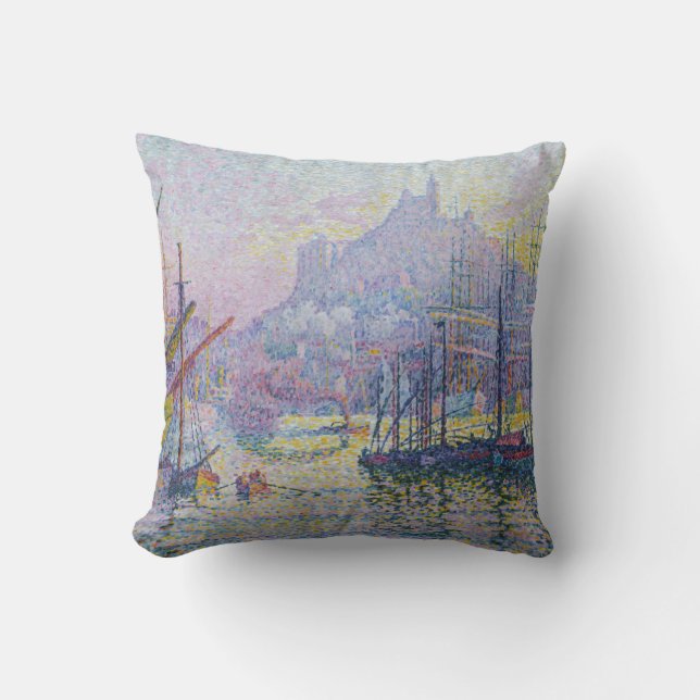 Paul Signac - Notre-Dame-de-la-Garde, Marseille Kissen (Vorderseite)