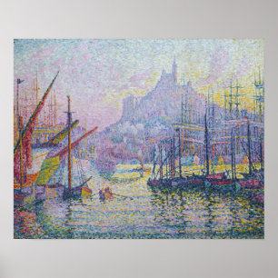 Paul Signac - Notre-Dame-de-la-Garde, Marseille Poster