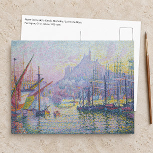 Paul Signac - Notre-Dame-de-la-Garde, Marseille Postkarte