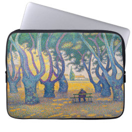 Paul Signac - Place des Lices, Saint-Tropez Laptopschutzhülle