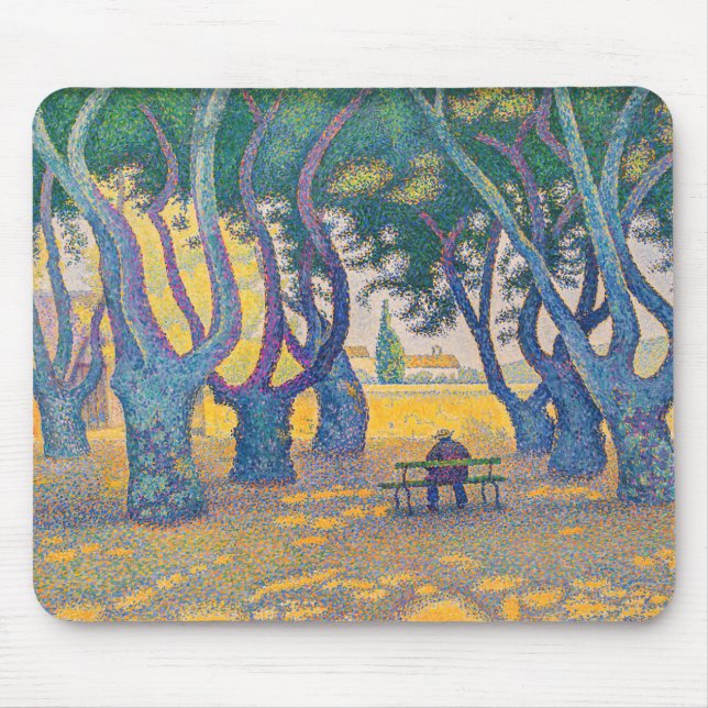 Paul Signac - Place des Lices, Saint-Tropez Mousepad (Vorne)