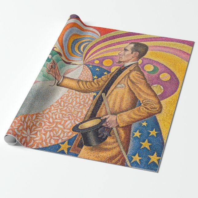 Paul Signac - Portrait von Felix Feneon, Opus 217 Geschenkpapier (Ungerollt)