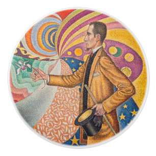 Paul Signac - Portrait von Felix Feneon, Opus 217 Keramikknauf