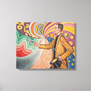 Paul Signac - Porträt von M Felix Feneon, Opus 217 Leinwanddruck