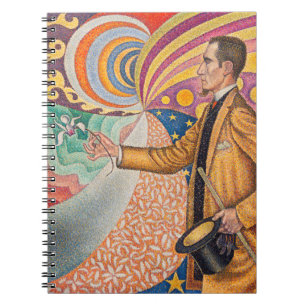 Paul Signac - Porträt von M Felix Feneon, Opus 217 Notizblock