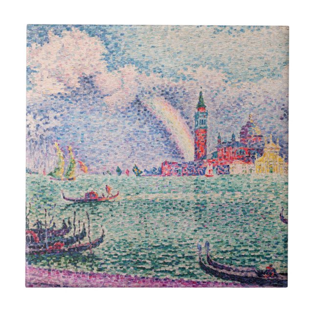 Paul Signac - Rainbow, Venedig Fliese (Vorderseite)