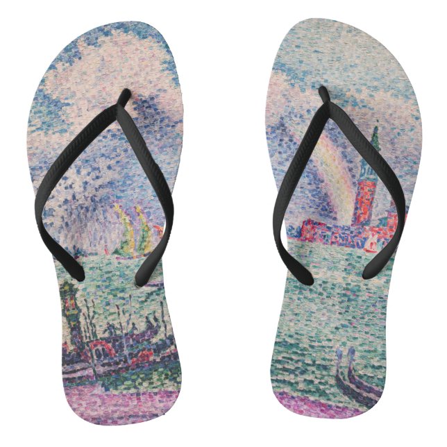 Paul Signac - Rainbow, Venedig Flip Flops (Fußbett)