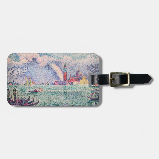 Paul Signac - Rainbow, Venedig Gepäckanhänger (Vorderseite horizontal)