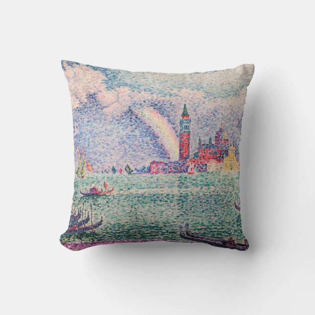Paul Signac - Rainbow, Venedig Kissen (Vorderseite)