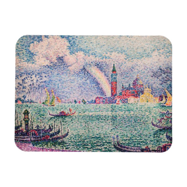 Paul Signac - Rainbow, Venedig Magnet (Horizontal)