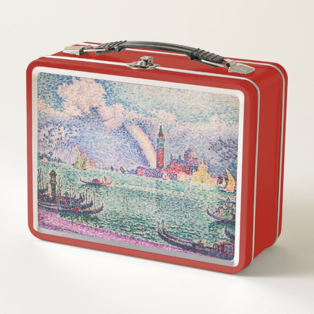 Paul Signac - Rainbow, Venedig Metall Brotdose (Vorderseite)