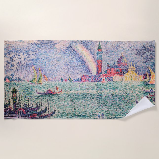 Paul Signac - Rainbow, Venedig Strandtuch (Vorderseite)