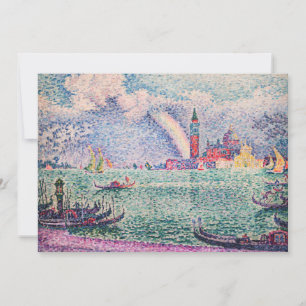 Paul Signac - Regenbogen, Venedig Einladung