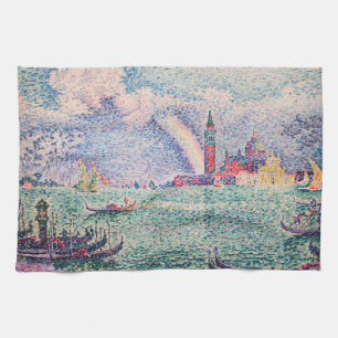 Paul Signac - Regenbogen, Venedig Geschirrtuch