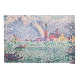 Paul Signac - Regenbogen, Venedig Kissenbezug