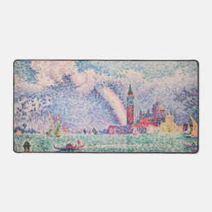 Paul Signac - Regenbogen, Venedig Schreibtischunterlage