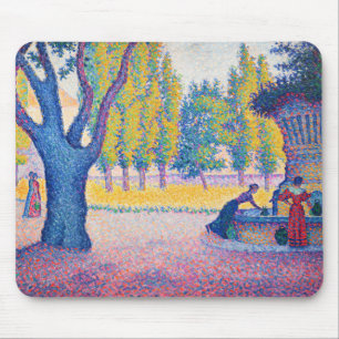 Paul Signac - Saint-Tropez, Fontaine des Lices Mousepad