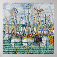 Paul Signac - Segen der Thunfischflotte in Groix.