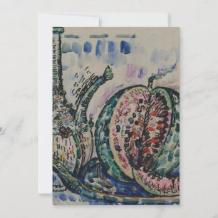 Paul Signac - Stillleben mit Wassermelone, Ankündigung