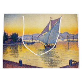 Paul Signac - The Port at Sunset, Opus 236 Große Geschenktüte