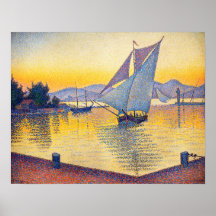 Paul Signac - The Port at Sunset, Opus 236